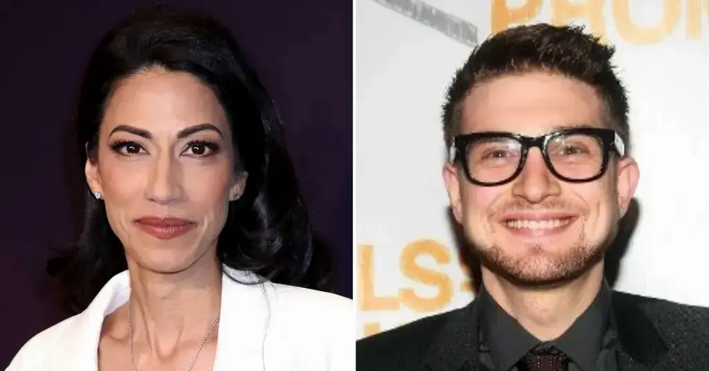 Composite photo of Huma Abedin and Alex Soros