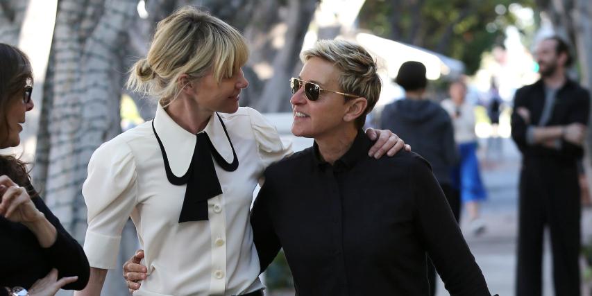 Pictures ellen and portia Ellen DeGeneres,