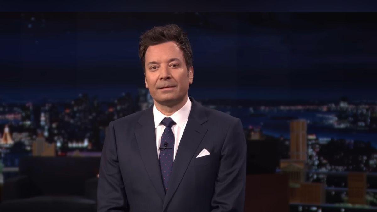 Image of Jimmy Fallon mocked the shifting messaging during a comedy monologue.