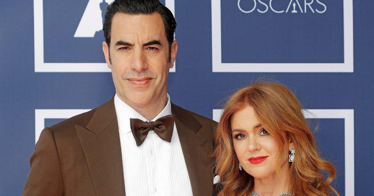 image of Sacha Baron Cohen showed off his new body on a magazine cover.