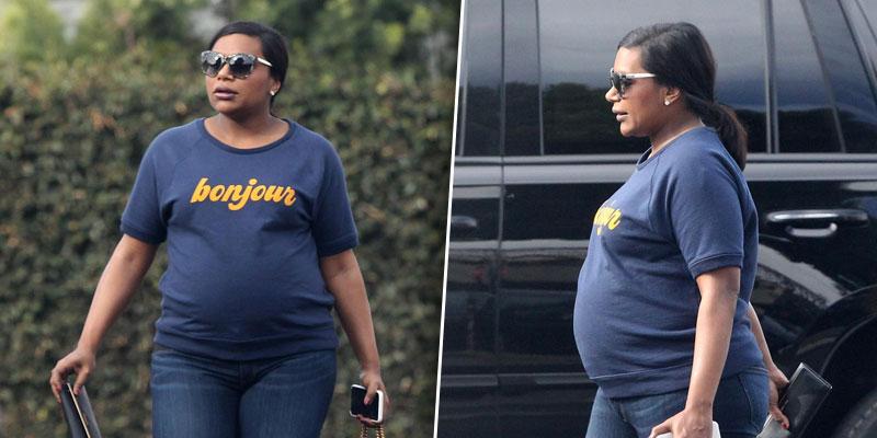 mindy kaling belly