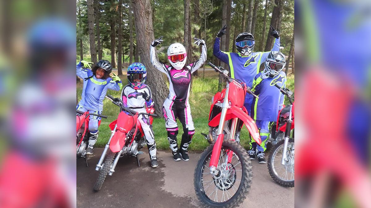 Image of Lewis Hamilton joined Kim Kardashian and her kids for another snapshot.