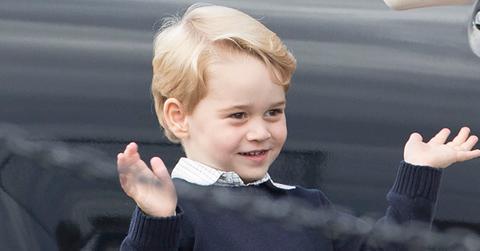 Prince George and Princess Charlotte wave goodbye to Canada