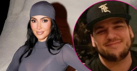 Photo of Kim Kardashian and Robert Kardashian Jr.