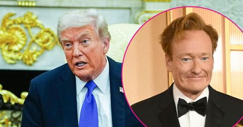 Composite photo of Conan O’Brien and Donald Trump.