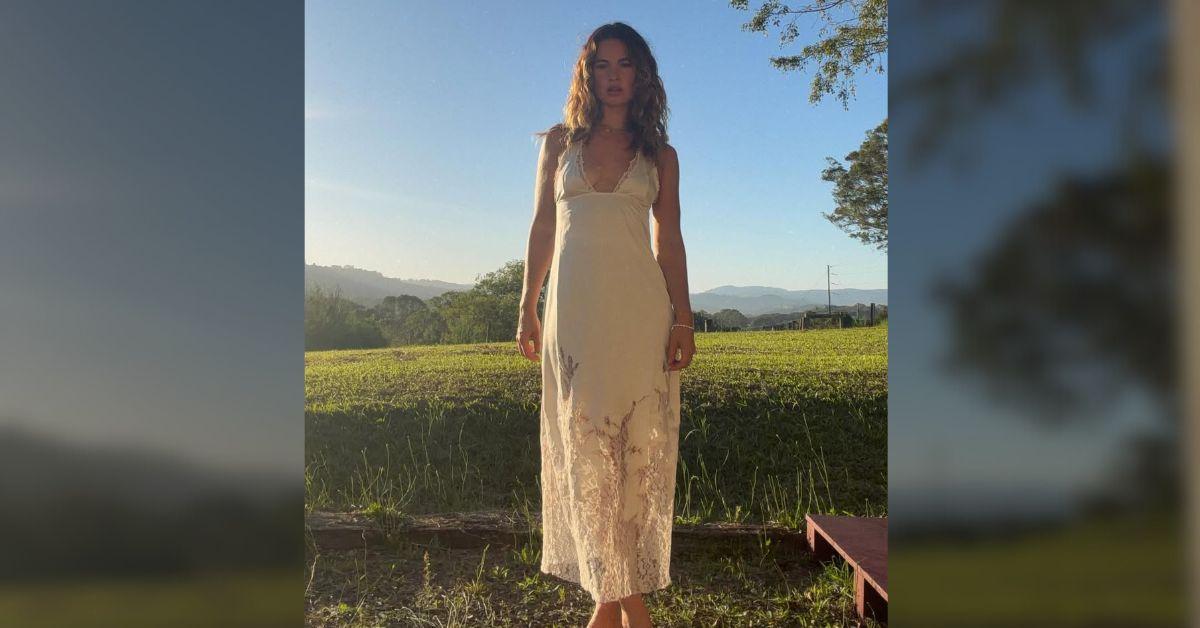 Image of The actress has been on holiday in Australia with friends.