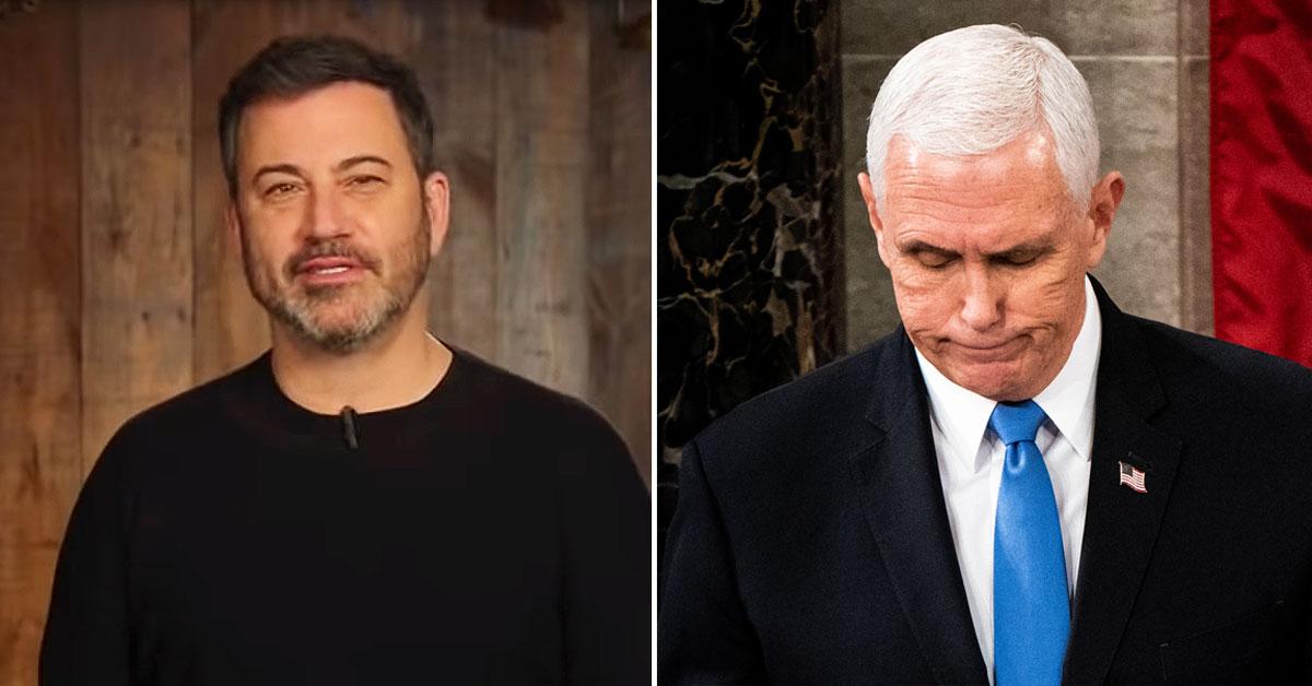 Jimmy Kimmel Roasts Mike Pence's Tricky Trump Situation