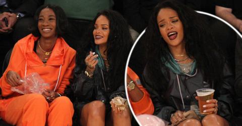 Rihanna basketball game