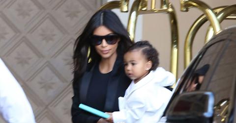 Kim kardashian and north