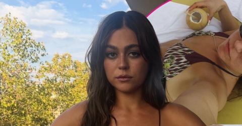 off campus star mika abdallah skimpy bikini