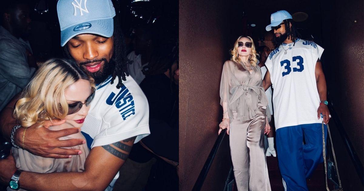 madonna lacy bra akeem birthday party