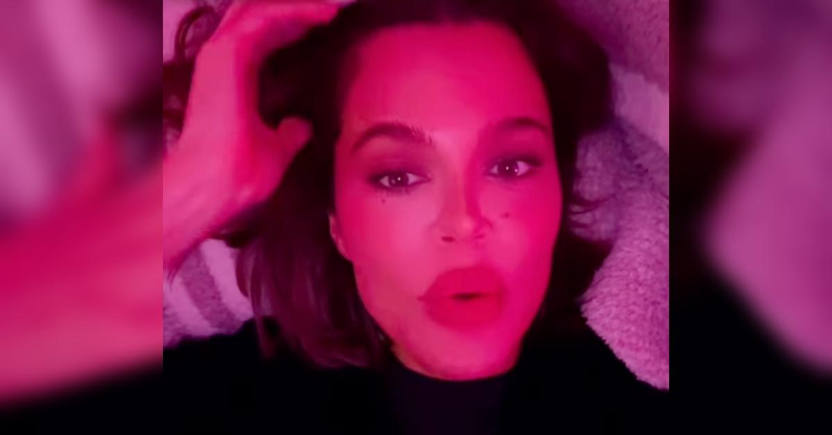khloe kardashian healing removing cancerous tumor face photos