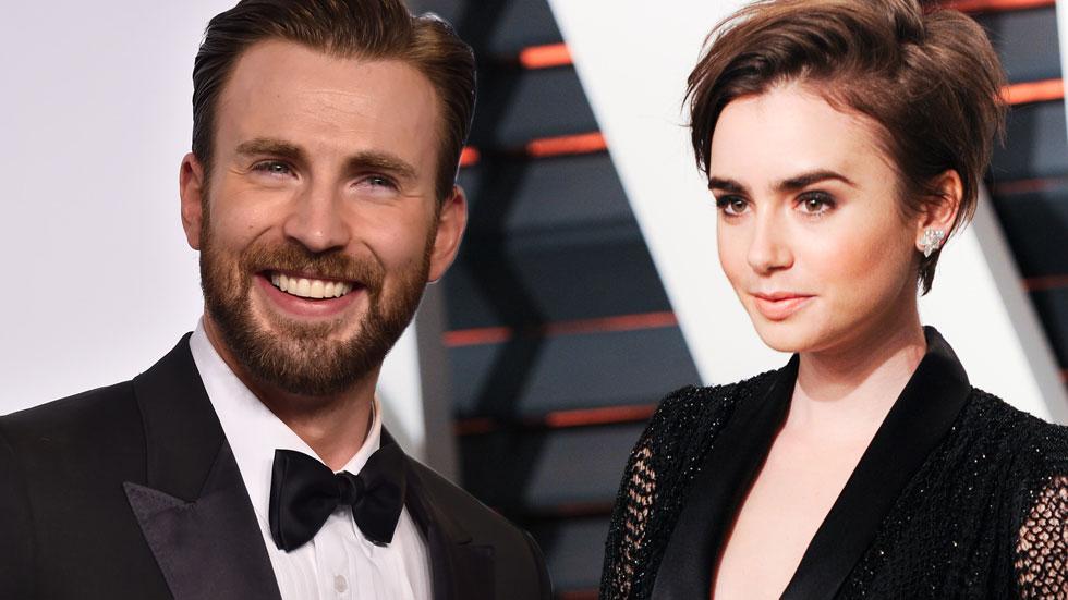 Chris evans lily collins