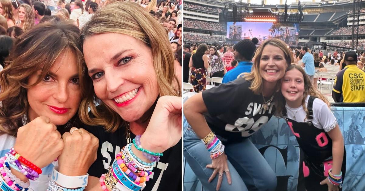 savannah guthrie taylor swift concert daughter mariska hargitay photos