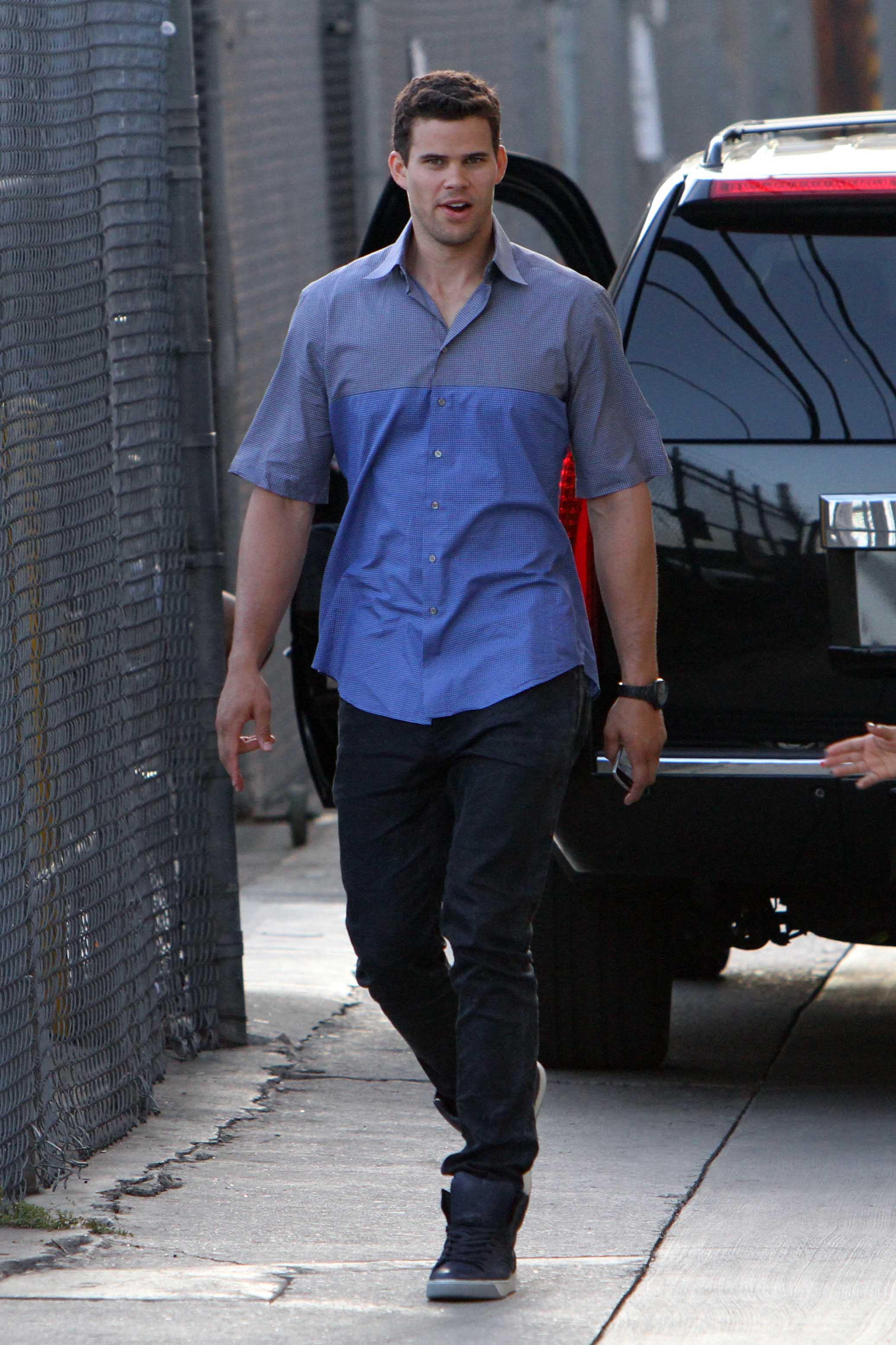 Kris Humphries seen at &#8216;Jimmy Kimmel Live&#8217;