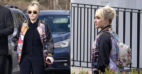 hayden panettiere arrives at her younger brother jansens celebration of life event pp