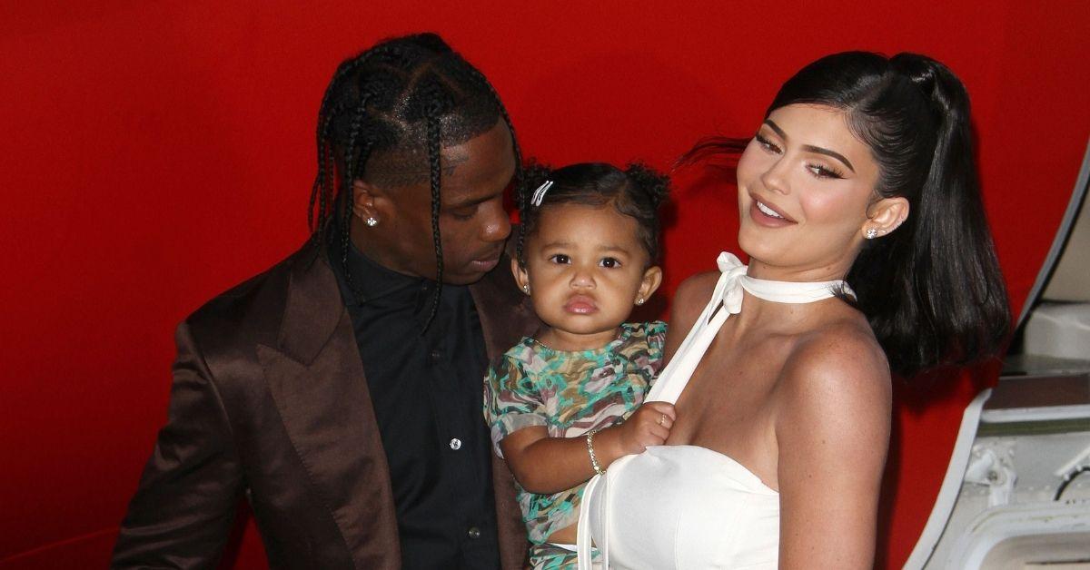 stormi helping out kylie jenner travis scott second child