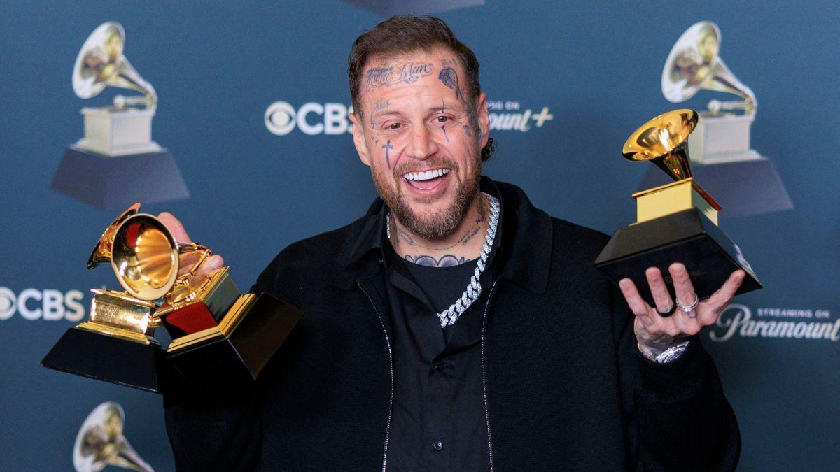 Photo of Jelly Roll took home 3 Grammys during the 2026 ceremony.