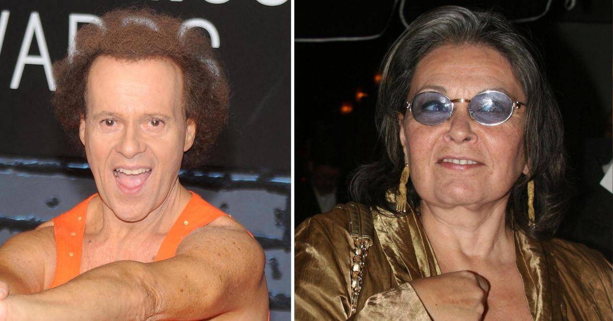 richard simmons roseanne barr force feed him talk show snapped