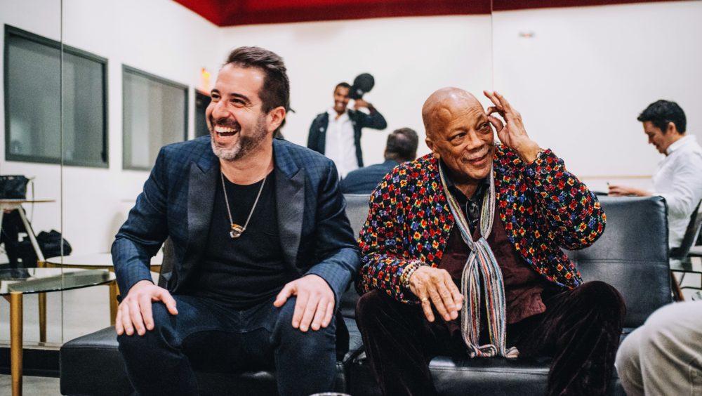 Elmo Lovano and Quincy Jones