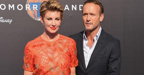 Faith Hill and Tim McGraw arrive for the Los Angeles Premiere of ‘Tomorrowland’, held on Saturday, May 9 2015 at The AMC Downtown Disney 12 Theatre  in Anaheim, California