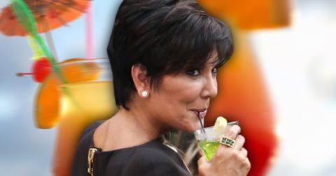 kris jenner boozed through holidays