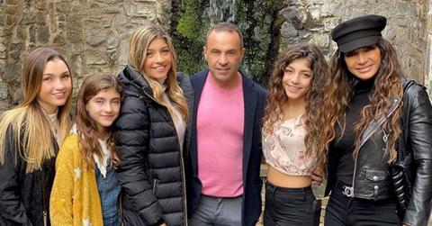 Joe And Teresa Giudice With Daughters In Italy