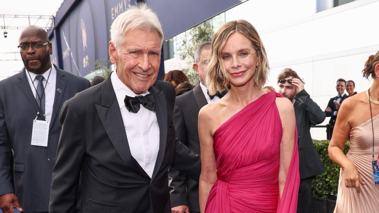 photo of The actor attended the L.A. event with wife Calista Flockhart.