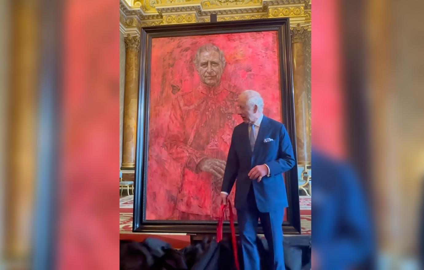 King Charles III's 'Off-Putting' New Portrait Mocked