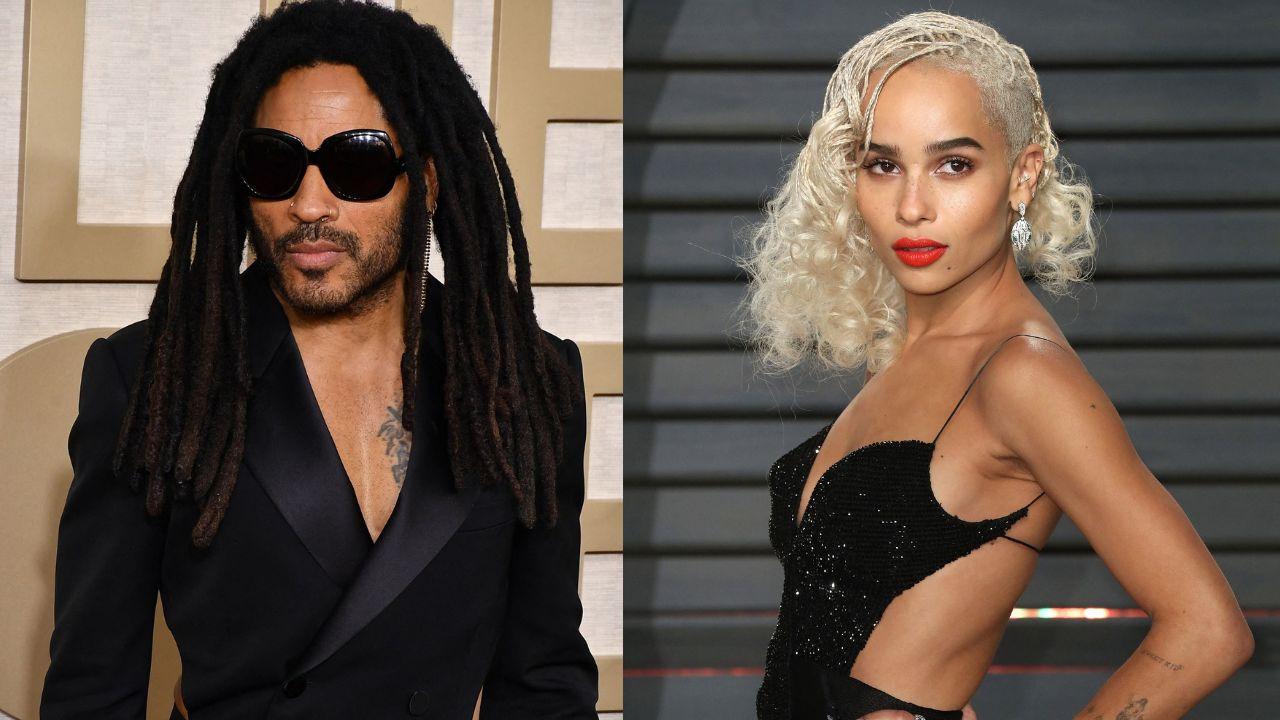 image of Lenny and Zoë Kravitz danced the night away at Styles' concert 