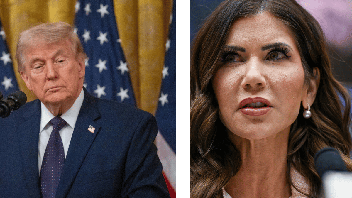 Donald Trump;Kristi Noem