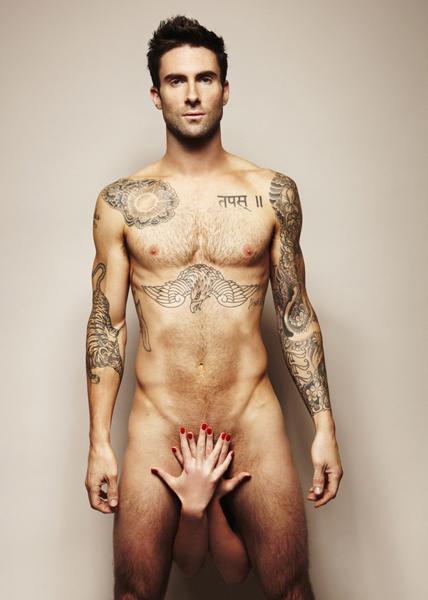 Adam Levine Naked Hands