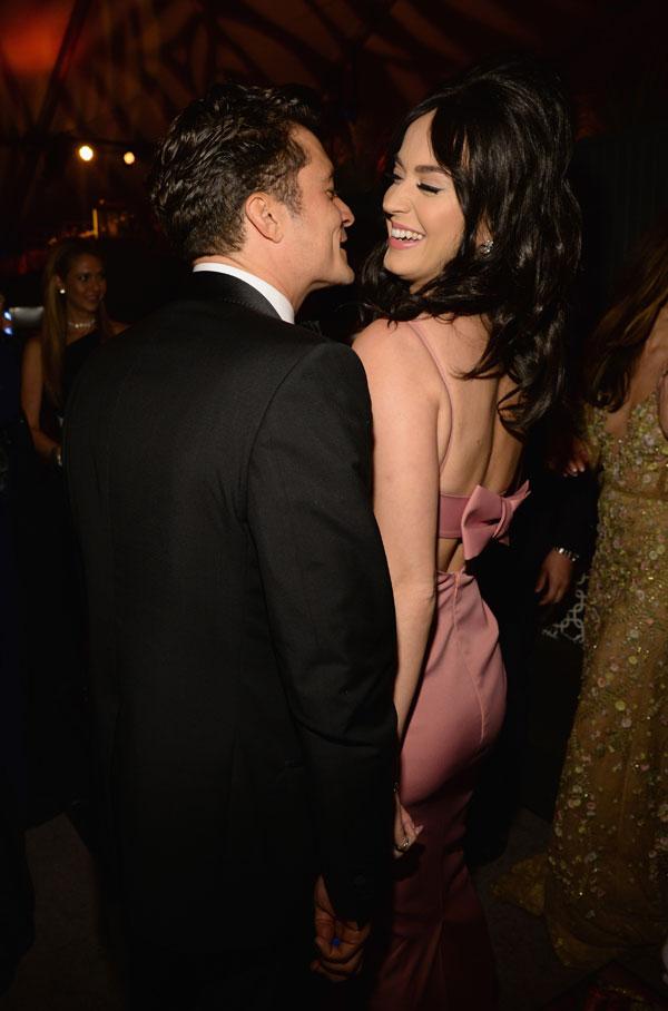 Katy Perry Orlando Bloom Dating Flirting Golden Globes 2016