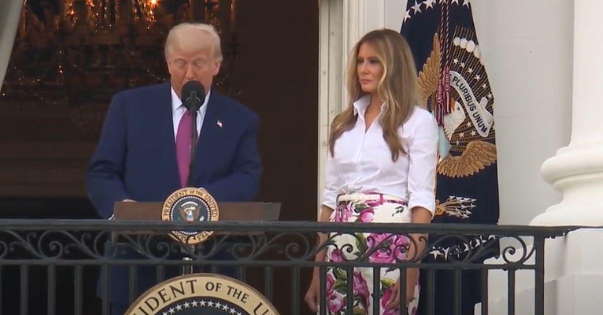 Photo of Donald and Melania Trump