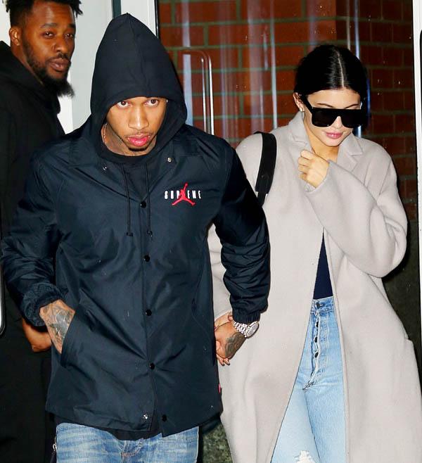 Kylie Jenner and Tyga out and about in NYC