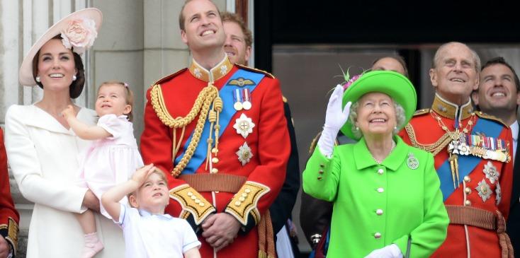 Princess charlotte debut queens birthday celebration H