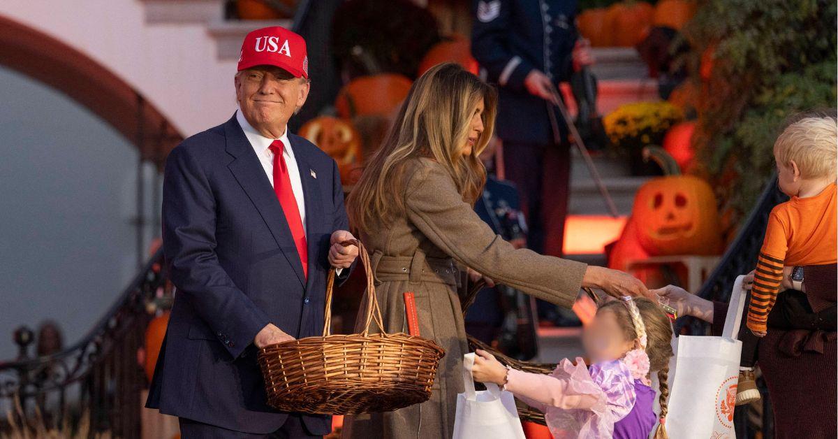 image of Donald Trump had trouble getting his words out during a statement on Fox News on Friday, October 31.