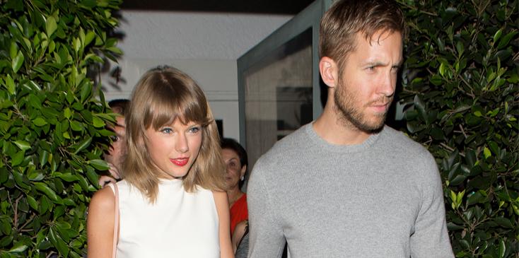 taylor swift dating calvin harris break work