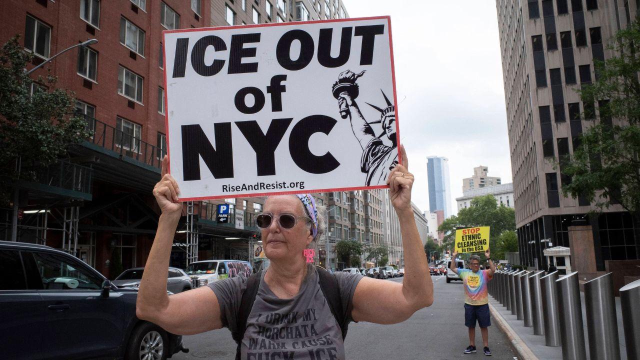Photo of New Yorkers have largely protested ICE activity in the city. 