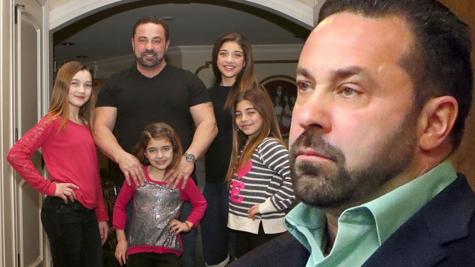 Joe giudice curses out daghters scares them