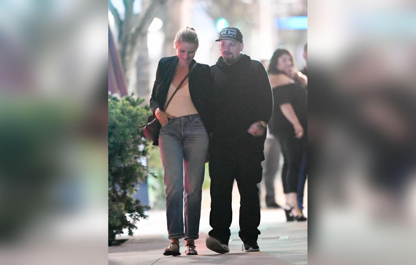 EXCLUSIVE: Cameron Diaz and Benji Madden pack on the PDA during a date night cameron diaz husband benji