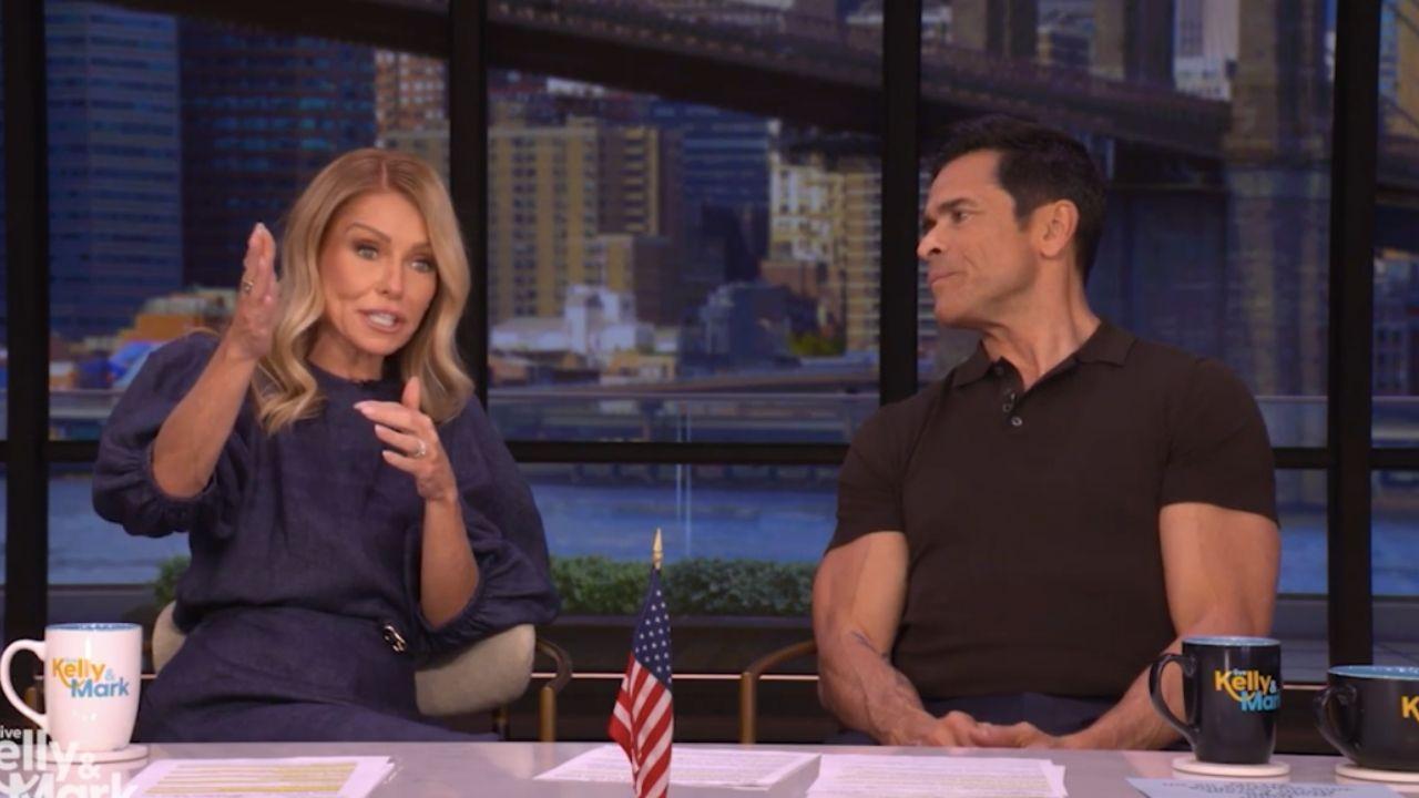 Image of Kelly Ripa said that the pair should just turn off the air conditioning.