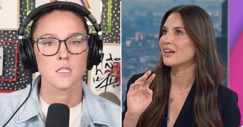 Photo of Kylie Kelce and Olivia Munn