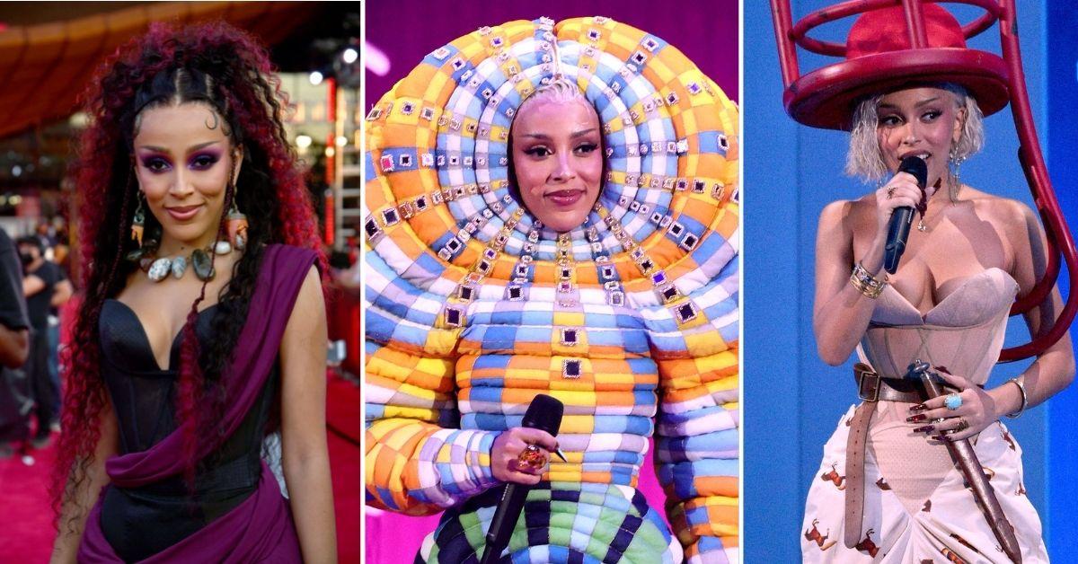 doja cat vma 2021 outfit worm