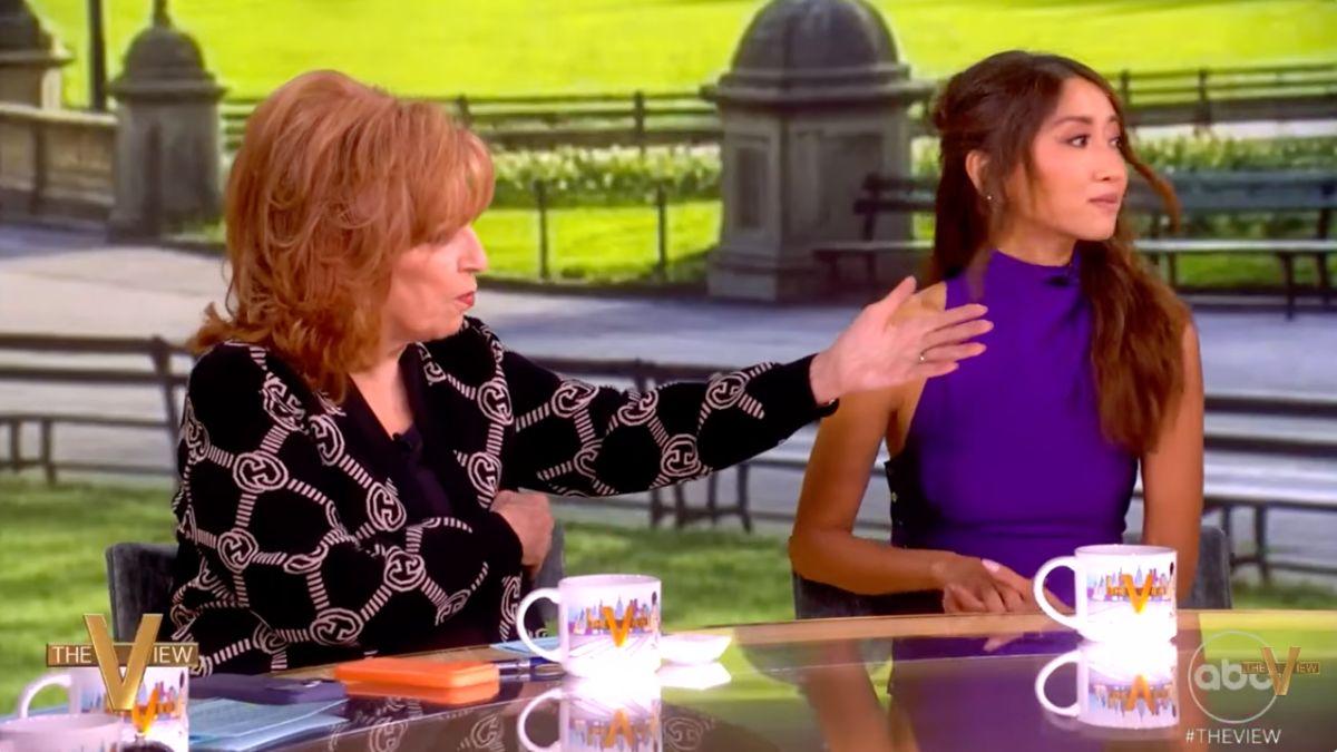 Photo of Joy Behar called Alyssa Farah Griffin a 'mother-to-be' despite the latter giving birth nine weeks prior.