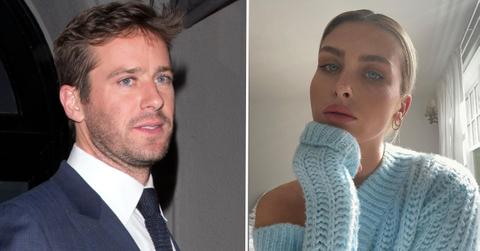 armie carved a into girlfriend postpic