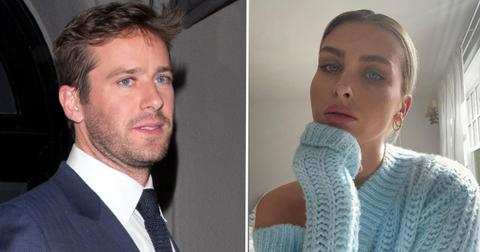 armie carved a into girlfriend postpic