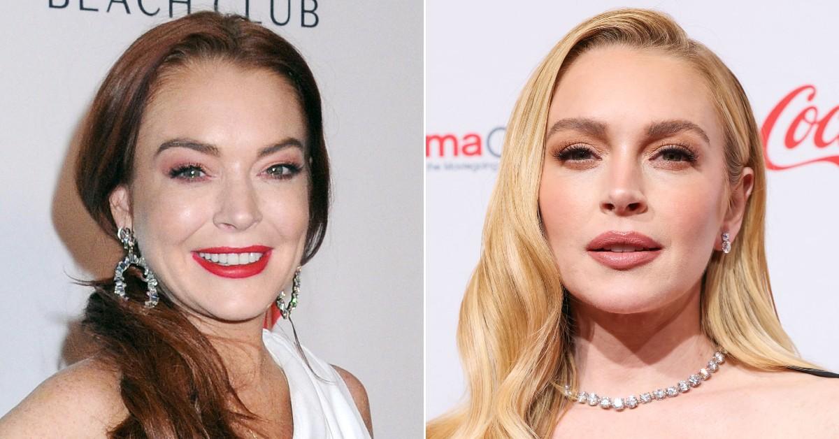 Photo of Lindsay Lohan. 
