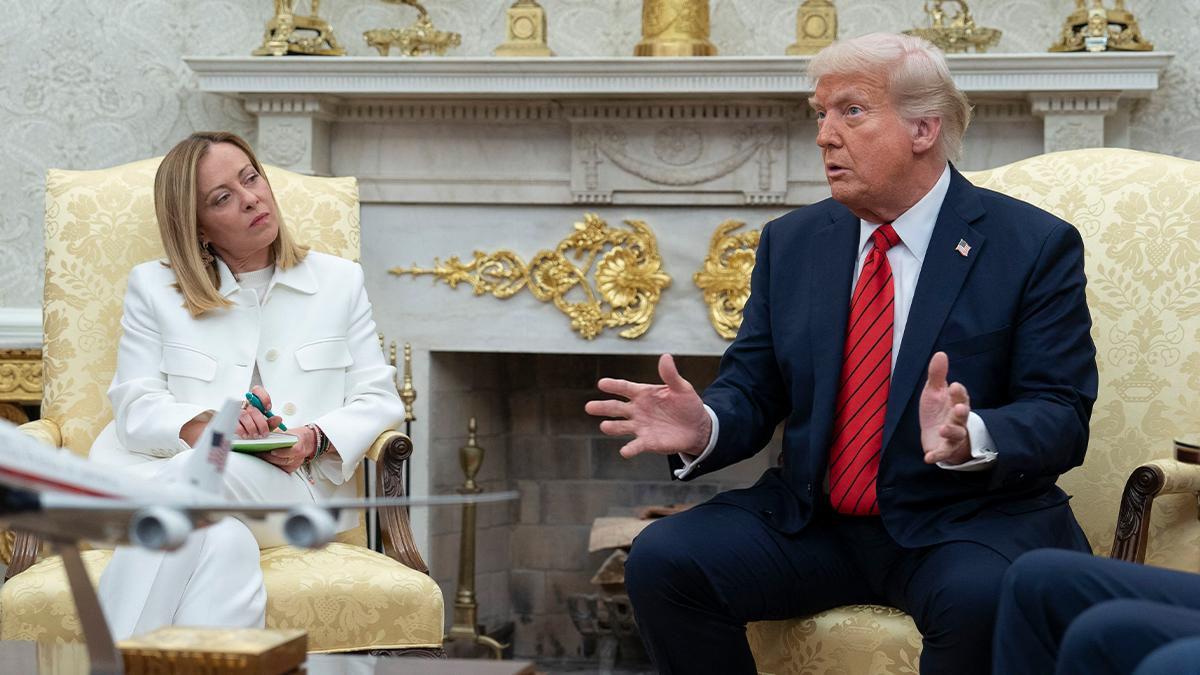 Photo of Donald Trump shaded Italian Prime Minister Giorgia Meloni in a Truth Social rant.