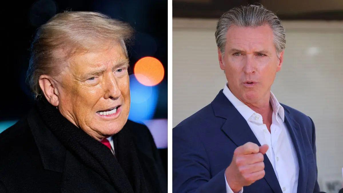 image of Gavin Newsom also labeled the video as 'disgusting.' 